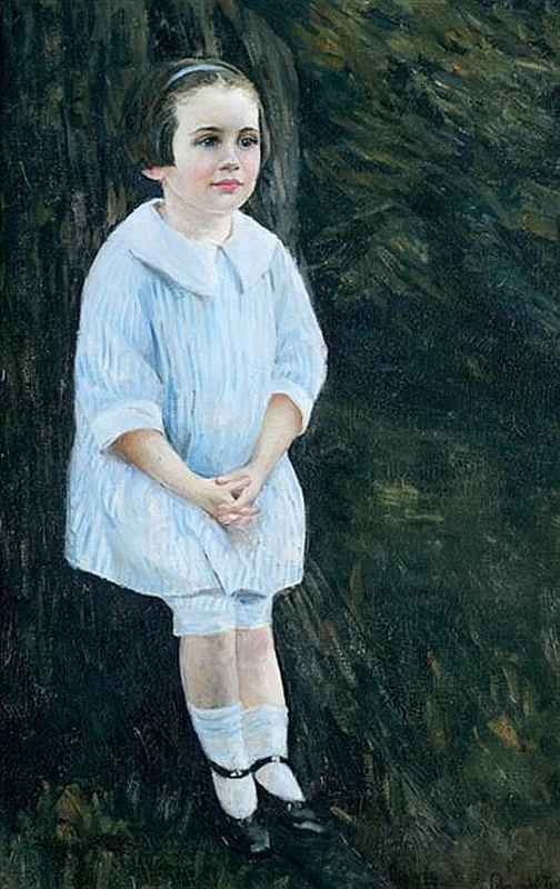 Edmund Tarbell - Ritratto di una bambina